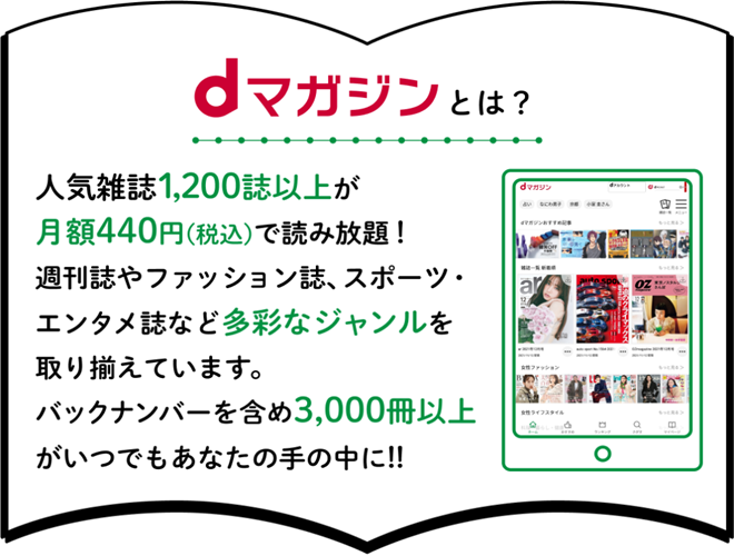 dマガジンの契約＆d払い決済で1,000,000ポイント山分けキャンペーン