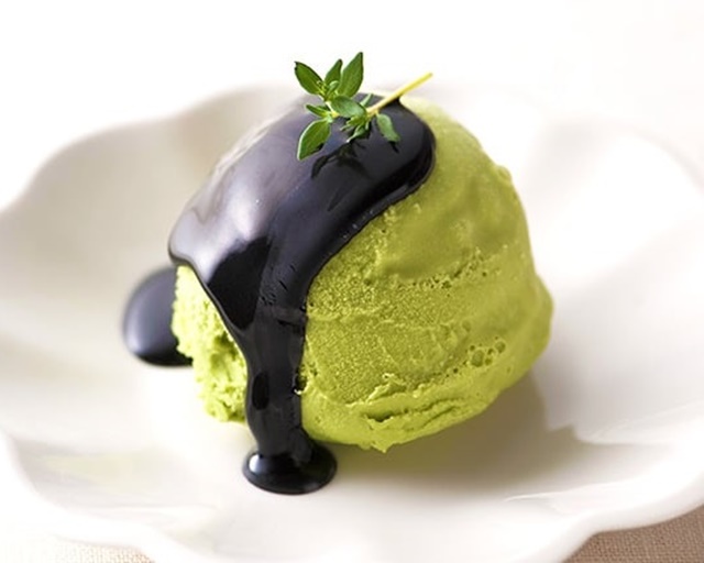 Matcha-ice, Uji-matcha Sauce: 抹茶アイス + 宇治抹茶ソース